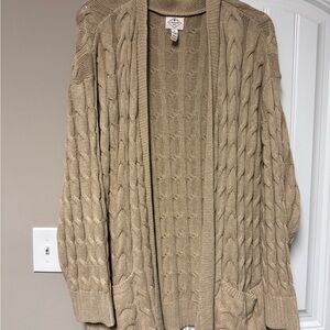 St. John's Bay Tan Cable Knit Sweater